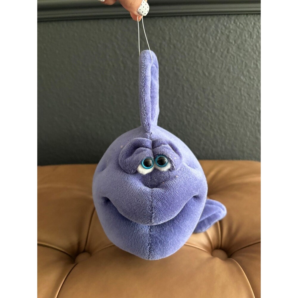 Jennifer Mazur Funny Friends Purple Fish Plush Soft Sculpture Laguna Beach CA
